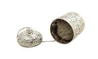 Antique Victorian Sterling Silver String Box / Holder 1900 (3 of 9) Antique Victorian Sterling Silver String Box / Holder 1900 (3 of 9)
