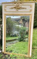 French Painted & Gilded Trumeau Mirror (3 of 6) French Painted & Gilded Trumeau Mirror (3 of 6)