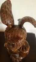 Large Hand Carved Wooden Owl (7 of 8) Large Hand Carved Wooden Owl (7 of 8)