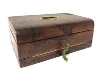 Antique Victorian Leather Writing Document Box (7 of 19) Antique Victorian Leather Writing Document Box (7 of 19)