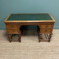 Victorian Oak Antique Pedestal Desk Circa 1890 (2 of 9) Victorian Oak Antique Pedestal Desk Circa 1890 (2 of 9)