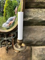 Pair of English Gilt Bronze Mirrored Wall Lights (4 of 8) Pair of English Gilt Bronze Mirrored Wall Lights (4 of 8)