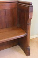 Antique Oak Hall Bench Pew Settle (4 of 12) Antique Oak Hall Bench Pew Settle (4 of 12)