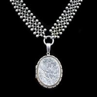 Antique Victorian Aesthetic Large Sterling Silver Locket and Collar Necklace (11 of 11) Antique Victorian Aesthetic Large Sterling Silver Locket and Collar Necklace (11 of 11)