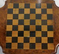 19th Century Inlaid Burr Walnut, Games Table (6 of 9) 19th Century Inlaid Burr Walnut, Games Table (6 of 9)