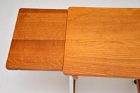 1950’s Vintage Oak & Chrome Drop Leaf Side Table (4 of 9) 1950’s Vintage Oak & Chrome Drop Leaf Side Table (4 of 9)