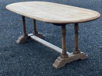 French Bleached Oak Farmhouse Refectory Dining Table (7 of 18) French Bleached Oak Farmhouse Refectory Dining Table (7 of 18)
