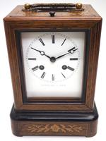 Fine French Officers 8-day Mantel Clock – Rosewood Case With Satinwood Inlay (5 of 13) Fine French Officers 8-day Mantel Clock – Rosewood Case With Satinwood Inlay (5 of 13)