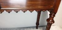 Victorian Gothic Mahogany Hall Console Table (8 of 12) Victorian Gothic Mahogany Hall Console Table (8 of 12)