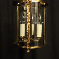 French Gilded Convex Antique Hall Lantern (2 of 7) French Gilded Convex Antique Hall Lantern (2 of 7)