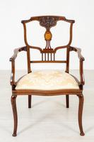 Very Pretty Art Nouveau Mahogany Elbow Chair (7 of 10) Very Pretty Art Nouveau Mahogany Elbow Chair (7 of 10)