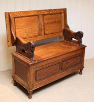 Golden Oak Monks Bench (7 of 12) Golden Oak Monks Bench (7 of 12)