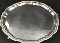 Georgian Silver Plate Salver Georgian Silver Plate Salver