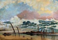 Large Spectacular 19th Century British Seascape Oil Painting - Shipwreck in Rough Seas! (5 of 13) Large Spectacular 19th Century British Seascape Oil Painting - Shipwreck in Rough Seas! (5 of 13)