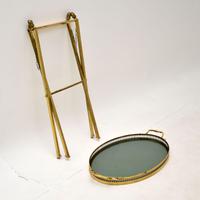 Vintage French Brass Folding Side Table (8 of 8) Vintage French Brass Folding Side Table (8 of 8)