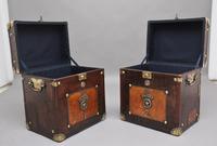 Pair of Early 20th Century ex Army Leather Bound ex Army Trunks (2 of 10) Pair of Early 20th Century ex Army Leather Bound ex Army Trunks (2 of 10)