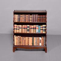 George IV Mahogany Waterfall Open Bookcase (1 of 5)