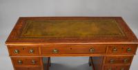 Victorian Oak & Walnut Pedestal Desk (6 of 10) Victorian Oak & Walnut Pedestal Desk (6 of 10)