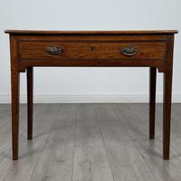 Antique 18th Century Fine Quality Golden Oak Side Table