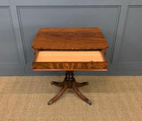 19th Century Flame Mahogany Lamp Table (6 of 10) 19th Century Flame Mahogany Lamp Table (6 of 10)