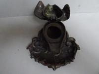 Antique Bronze Inkwell - Dog's Head (3 of 6) Antique Bronze Inkwell - Dog's Head (3 of 6)