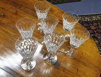 Set of Six Stuart Crystal Goblets 'Cardinal' (6 of 7) Set of Six Stuart Crystal Goblets 'Cardinal' (6 of 7)