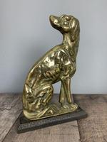 Victorian Brass Dog Doorstop Door Stop on Cast Iron Plinth Door Porter (4 of 5) Victorian Brass Dog Doorstop Door Stop on Cast Iron Plinth Door Porter (4 of 5)