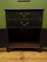 Small Antique Black Painted Cabinet with Drawers, Printer Cupboard, Gothic (6 of 17) Small Antique Black Painted Cabinet with Drawers, Printer Cupboard, Gothic (6 of 17)