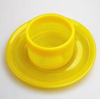 Erik Hoglund : Scandinavian Kosta Boda Art Glass Large Canary Yellow Bowl & Saucer c.1960 (2 of 10) Erik Hoglund : Scandinavian Kosta Boda Art Glass Large Canary Yellow Bowl & Saucer c.1960 (2 of 10)