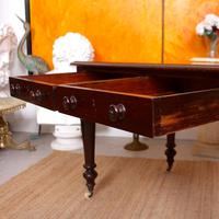 Desk Writing Table Mahogany 19th Century Victorian (11 of 11) Desk Writing Table Mahogany 19th Century Victorian (11 of 11)