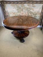 English Regency Rosewood Tilt Top Centre Table (3 of 7) English Regency Rosewood Tilt Top Centre Table (3 of 7)