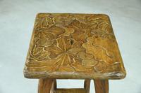 Liberty Carved Japanese Side Table (6 of 12) Liberty Carved Japanese Side Table (6 of 12)