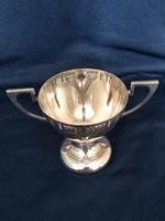 Pure Art Deco Silver Plated Trophy Shaped Vase (2 of 3) Pure Art Deco Silver Plated Trophy Shaped Vase (2 of 3)