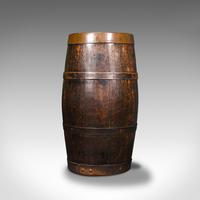 Antique Coopered Barrel Stick Stand, English, Oak, Hallway Portico, Victorian (6 of 12) Antique Coopered Barrel Stick Stand, English, Oak, Hallway Portico, Victorian (6 of 12)