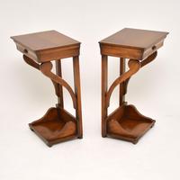 Pair of Antique Empire Style Fruitwood Side Tables (2 of 8) Pair of Antique Empire Style Fruitwood Side Tables (2 of 8)
