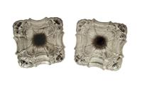 Pair of Antique Georgian Cast Sterling Silver Candlesticks 1756 (12 of 14) Pair of Antique Georgian Cast Sterling Silver Candlesticks 1756 (12 of 14)