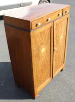 1940s Walnut Tallboy with Good Inlay Detailing (2 of 4) 1940s Walnut Tallboy with Good Inlay Detailing (2 of 4)