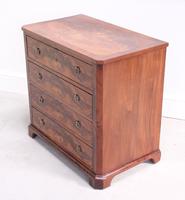 19th Century Continental Flame Mahogany Chest of Drawers (3 of 12) 19th Century Continental Flame Mahogany Chest of Drawers (3 of 12)