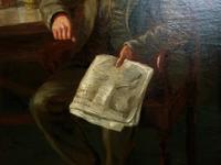 BAD NEWS FROM THE WAR! 'Walter Tomlinson' Portrait Oil Painting (16 of 16) BAD NEWS FROM THE WAR! 'Walter Tomlinson' Portrait Oil Painting (16 of 16)