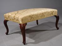 Elegant, Large Mid 19th Century Rectangular Stool (4 of 4) Elegant, Large Mid 19th Century Rectangular Stool (4 of 4)