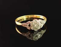Antique Diamond Flower Ring, 18ct Gold & Platinum (2 of 11) Antique Diamond Flower Ring, 18ct Gold & Platinum (2 of 11)