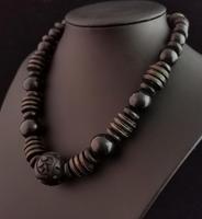 Victorian Bog Oak & Wood Bead Necklace (5 of 10) Victorian Bog Oak & Wood Bead Necklace (5 of 10)
