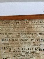 Antique Theatre Poster 1817 was the English Opera House, Now Lyceum, London Rare (2 of 7) Antique Theatre Poster 1817 was the English Opera House, Now Lyceum, London Rare (2 of 7)