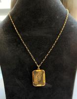 Art Deco 9ct Back & Front Gold Locket on Chain (9 of 10) Art Deco 9ct Back & Front Gold Locket on Chain (9 of 10)