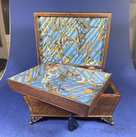 Regency Burr Maple Jewellery Box With Inlay (8 of 16) Regency Burr Maple Jewellery Box With Inlay (8 of 16)