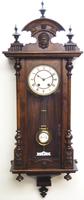 Antique Rocket Cased Single Walnut 8-Day Vienna Regulator Wall Clock by Lenzkirch (4 of 8) Antique Rocket Cased Single Walnut 8-Day Vienna Regulator Wall Clock by Lenzkirch (4 of 8)