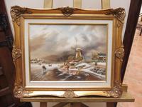 Oil on Board Dutch Landscape Artist Thomassini (3 of 10) Oil on Board Dutch Landscape Artist Thomassini (3 of 10)