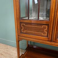 Superb Quality Victorian Inlaid Mahogany Antique Display Cabinet (2 of 7) Superb Quality Victorian Inlaid Mahogany Antique Display Cabinet (2 of 7)