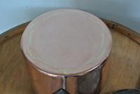Quality Victorian Copper Saucepan & Lid Castellated Seam 8 Inch Diameter (6 of 7) Quality Victorian Copper Saucepan & Lid Castellated Seam 8 Inch Diameter (6 of 7)