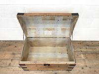 Rustic Antique Pine Dome Top Trunk (6 of 9) Rustic Antique Pine Dome Top Trunk (6 of 9)